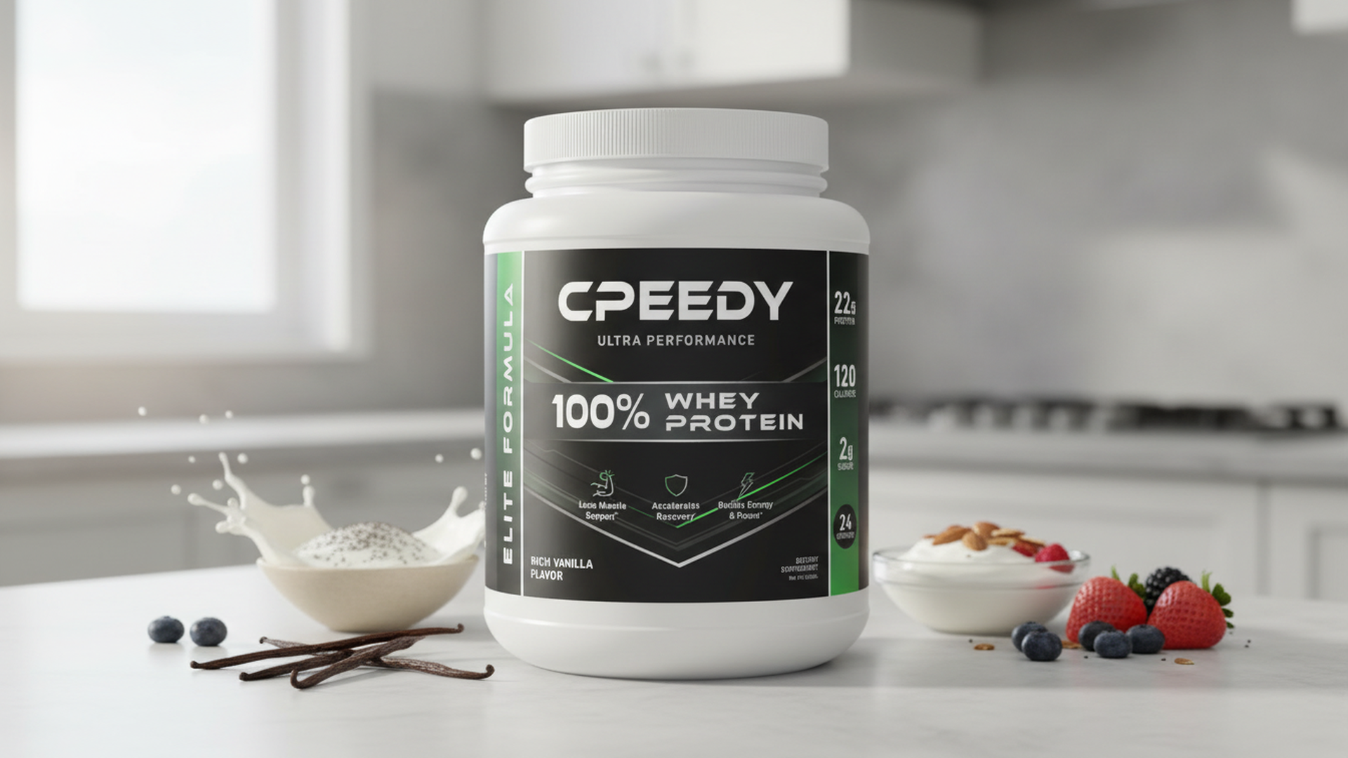 CPEEDY Advanced 100% Whey Protein Isolate - Vanilla